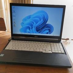 FUJITSU　15.6インチノートパソコン(ジャンク品)の画像