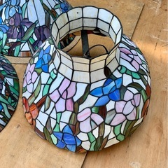 オーダーメイド ステンドグラス フロアランプ の画像