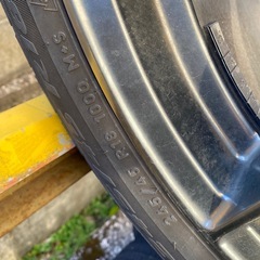 値下げ　18インチアルミホイールスタッドレス付きの画像