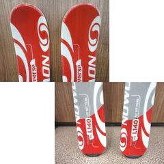 140㎝ 大人用 サロモン スキー ビンディング付き SALOMON verse5w レッド系 スキー板 西岡店の画像