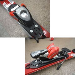 140㎝ 大人用 サロモン スキー ビンディング付き SALOMON verse5w レッド系 スキー板 西岡店の画像