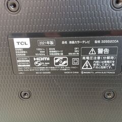 ★リユースのサカイ千葉中央店★ TCL 液晶テレビ 32S5200A 年式21年製 動作確認／クリーニング済み TC5691の画像