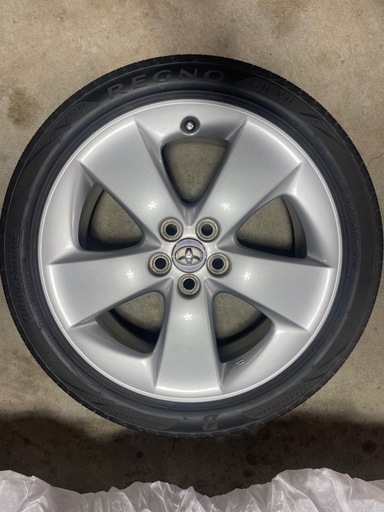 30 プリウス ツーリング　タイヤホイールセット　215/45r17　ブリヂストン　 レグノ レグノ（ブリヂストン） プリウス 30系 50系 215/45R17 ホイールセット