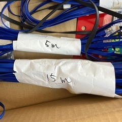 LANケーブル大量の画像