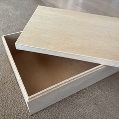 意外としっかりした木の箱の画像