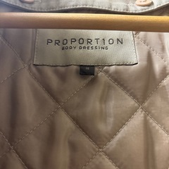 PROPORTION トレンチコートの画像