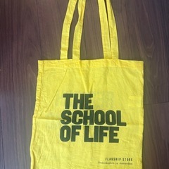 THE SCHOOL OF LIFE エコバッグ イエローの画像