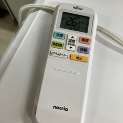 I2512-264 FUJITSU ルームエアコン AS-C282M-W 2022年製 リモコンあり 100V 10畳 外機カバーのネジなし 汚れ多い ※ポンプダウン実施済 フィルター要清掃 取付工事はお客様で手配してくださいの画像