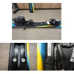 130㎝ ジュニアスキー GS-9 ビンディング付き ブルー系 カービングスキー スキー板 スキー学習 西岡店の画像