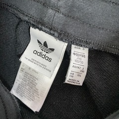 100cm〜110cm  adidas スウェット上下  黒 の画像