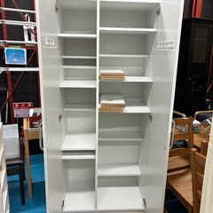 白い収納・棚小物収納やシューズクロークにも（商品番号14889）の画像