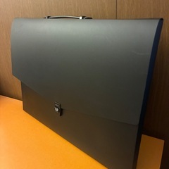 セキセイ ドキュメントファイル アルタートケース フラット A2 ブラックの画像