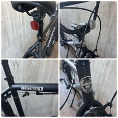 DURCUS ONE ダーカスワンH-STREET マットブラック BMX バイク 24インチの画像