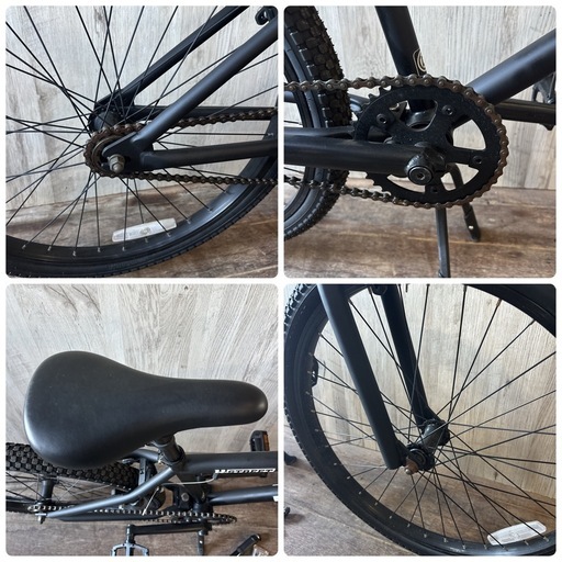 DURCUS ONE ダーカスワンH-STREET マットブラック BMX バイク 24インチ