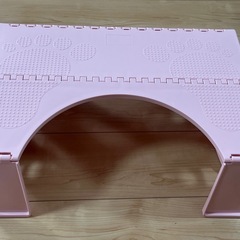 【美品】折りたたみトイレステップ 踏み台 ピンクの画像