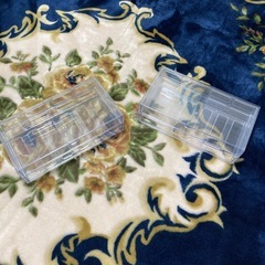 クリア 2段引き出し 収納ケース 2セットの画像