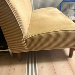 取りに来ていただける方。2人掛けソファ　の画像