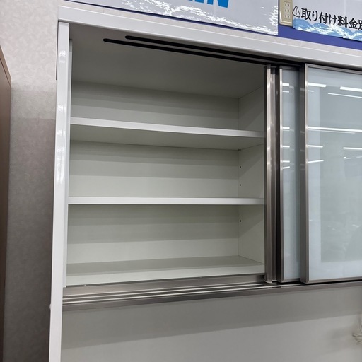 ☆ドリーム荒牧店☆ジモティー割引有☆【クリーニング済み】ニトリ/2枚スライド扉オープンボード