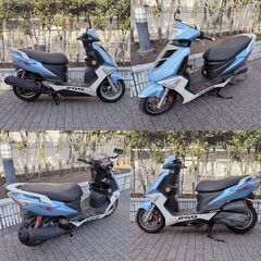 【現状出品】PGOティグラ125 エンジン始動も異音白煙有 要整備車または部品取車として★TRIX★東京/大田区の画像