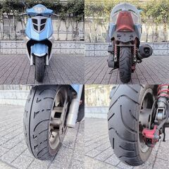 【現状出品】PGOティグラ125 エンジン始動も異音白煙有 要整備車または部品取車として★TRIX★東京/大田区の画像