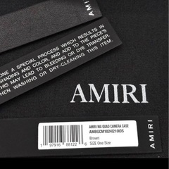 アミリ AMIRI ブラウン ショルダーバッグの画像