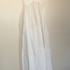 新品未使用ホワイト キャミワンピース ロング