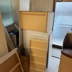 ニトリ引き出し付きシングルベットの画像