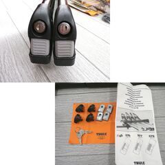 THULE スキーキャリア システム578 鍵2本 ウィンターキャリア カー用品 スノーボード スーリー 西岡店の画像