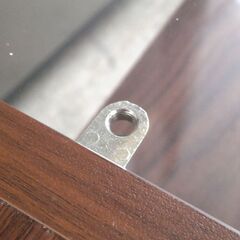 ローテーブル 引き出し付き 幅80cm 天板半分ガラス リビングテーブル ブラウン ☆ 札幌市 北区 屯田 の画像