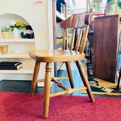 キツツキ　飛騨産業　木製チェア　ウィンザーチェア　椅子の画像