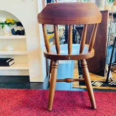 キツツキ　飛騨産業　木製チェア　ウィンザーチェア　椅子の画像