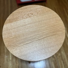 MU RONG カフェテーブル 50cm×60cm オーク 円形 丸テーブル センターテーブルの画像