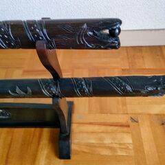 刀掛&木刀　飾るだけにシテネ😗　　Hana🌸の画像