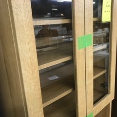 ジャングルジャングル貝塚店　食器棚　ブラウン　ライトブラウン　茶色　棚付き　引き出し　中古　貝塚市　二色浜の画像