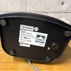 【美品】デロンギ(DeLonghi) セラミック ファンヒーター DCH6031J-BK  1209-02の画像