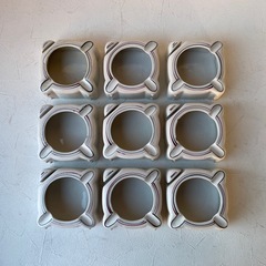 陶器　メモ立て付き器　クリップホルダーの画像