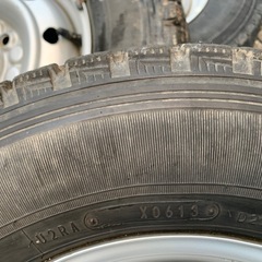 145R12 スタッドレス 軽トラ バリ山　145/80R12対応②の画像