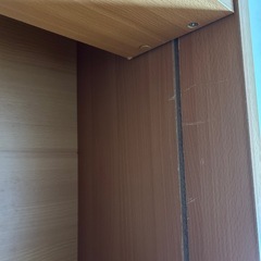 コミック本棚　スライド式　ブラウンの画像