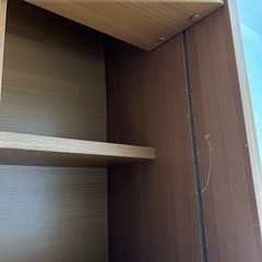 コミック本棚　スライド式　ブラウンの画像