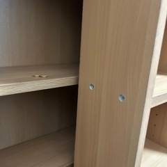 コミック本棚　スライド式　ブラウンの画像