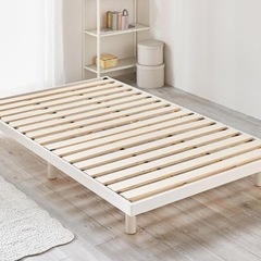  【商談中】アイリスプラザ　セミダブルベッド　ベッドフレームの画像