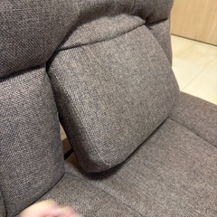 背もたれ　　腰楽　　座椅子　茶色の画像