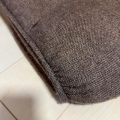 背もたれ　　腰楽　　座椅子　茶色の画像