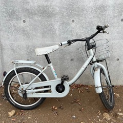 【中古】子供用 自転車 ビッケM 16インチ(BKM16) ブリヂストンサイクル bikke キッズ用自転車 グレー　の画像