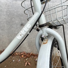 【中古】子供用 自転車 ビッケM 16インチ(BKM16) ブリヂストンサイクル bikke キッズ用自転車 グレー　の画像