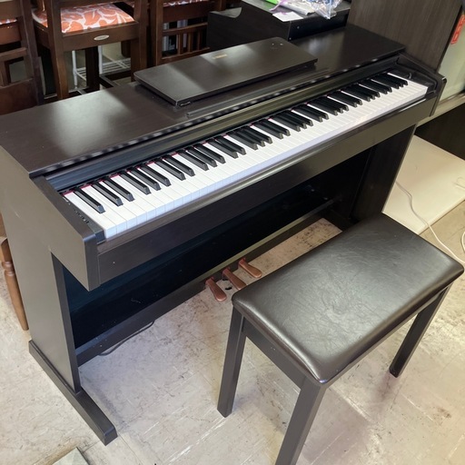 ☆値下げ☆石2512-269 YAMAHA ピアノ YDP-143R 2018年製 88鍵盤 3