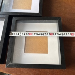 イケヤ　立体額縁　三個セットの画像