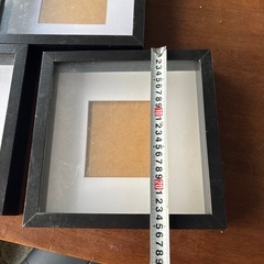 イケヤ　立体額縁　三個セットの画像