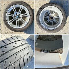 【❗️✨インテリアとしても✨❗️】✨BMW 純正ホイール付きタイヤ 2本セット 275/40ZR18　現状品　✨の画像