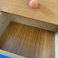 【お引取 限定】木製６段チェスト　570×430×1400　洋服タンス　＊050-Hの画像